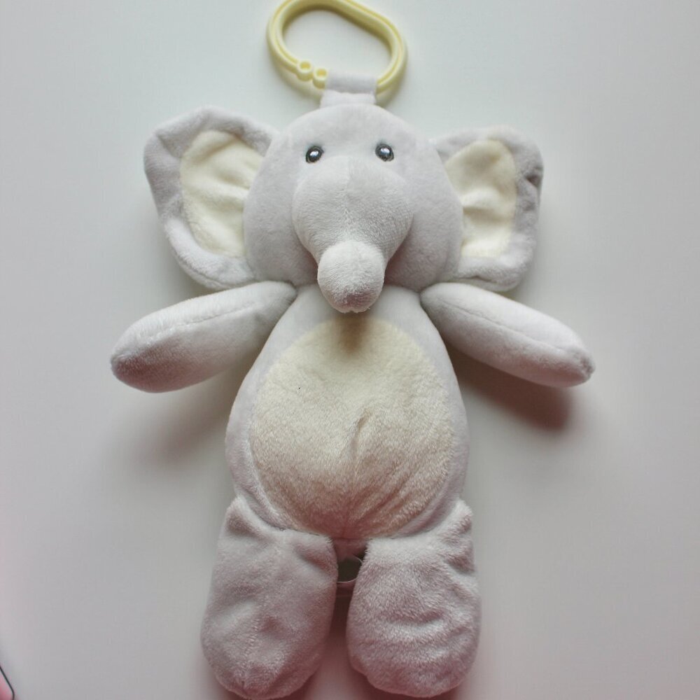 Baby toy little elephant stroller clip stuffed animal